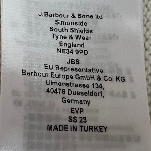 NEW Anthropology Barbour Knit Vest, Jumper Sweater, Sz US 8 - Picture 14 of 15